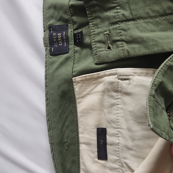 J. Crew Ripstop Cargo Pants 770 Fit, 33-32 - Picture 2 of 4